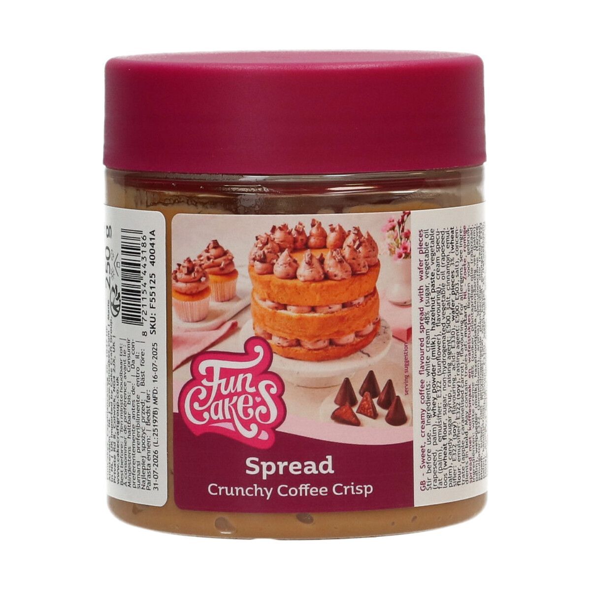 FunCakes Spread - Crunchy Coffee Crisp 250g