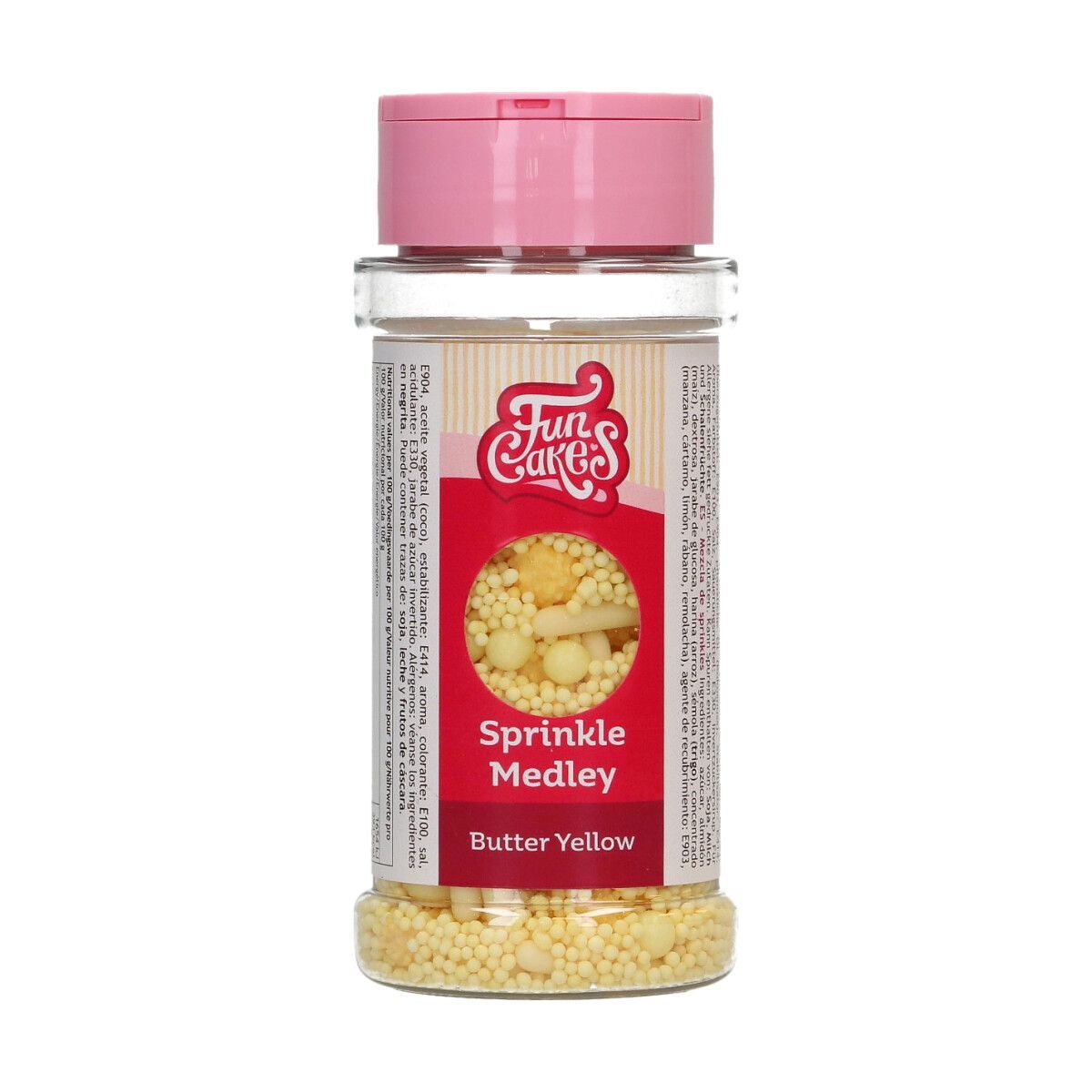 FunCakes Sprinkle Medley - Butter Yellow 70g