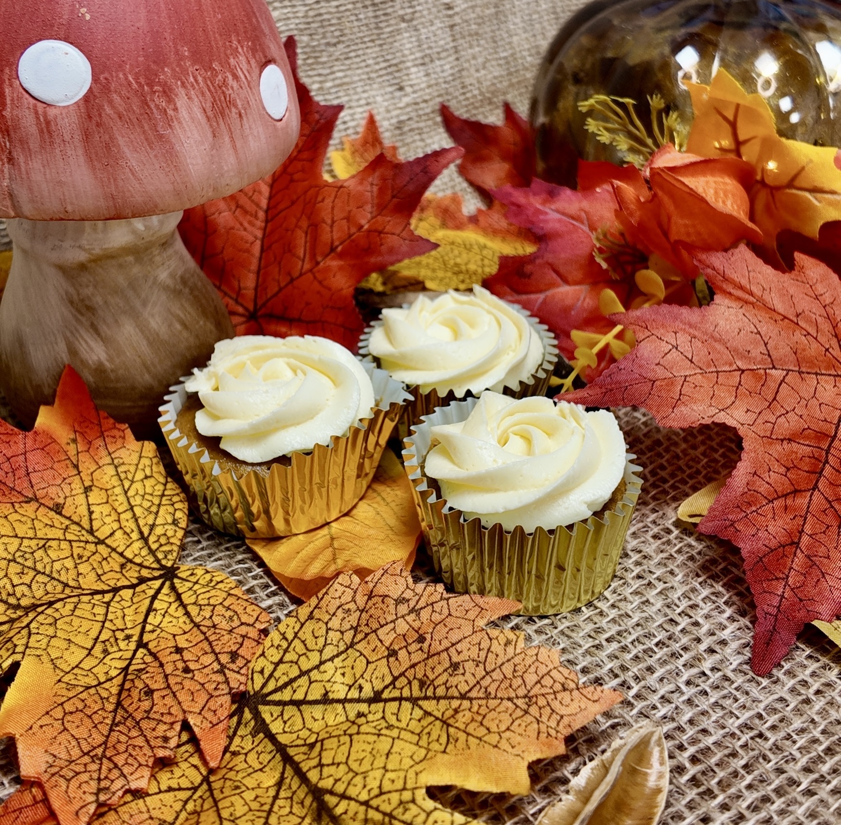 Bakpakket Pumpkin Spice Cupcakes