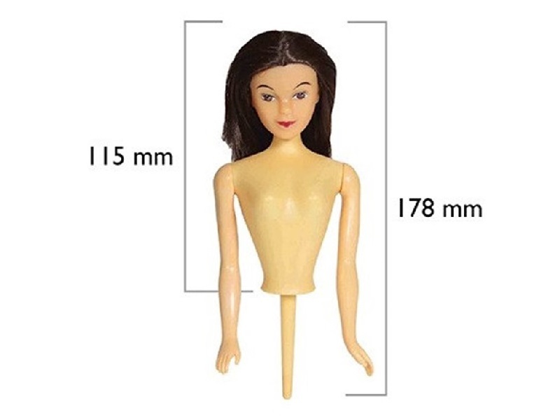 PME Barbie Doll Pick (Pin Popje) Brunette