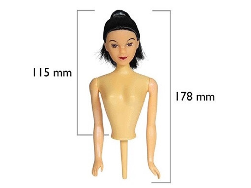 PME Barbie Zwart Haar
