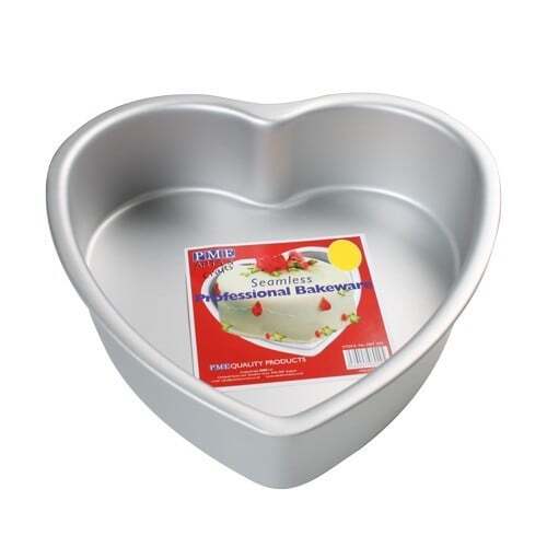 Taartpan PME vorm Hart 20 x 7,5 cm