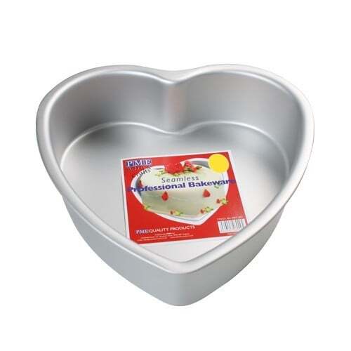 Taartpan PME vorm Hart 15 x 7,5 cm