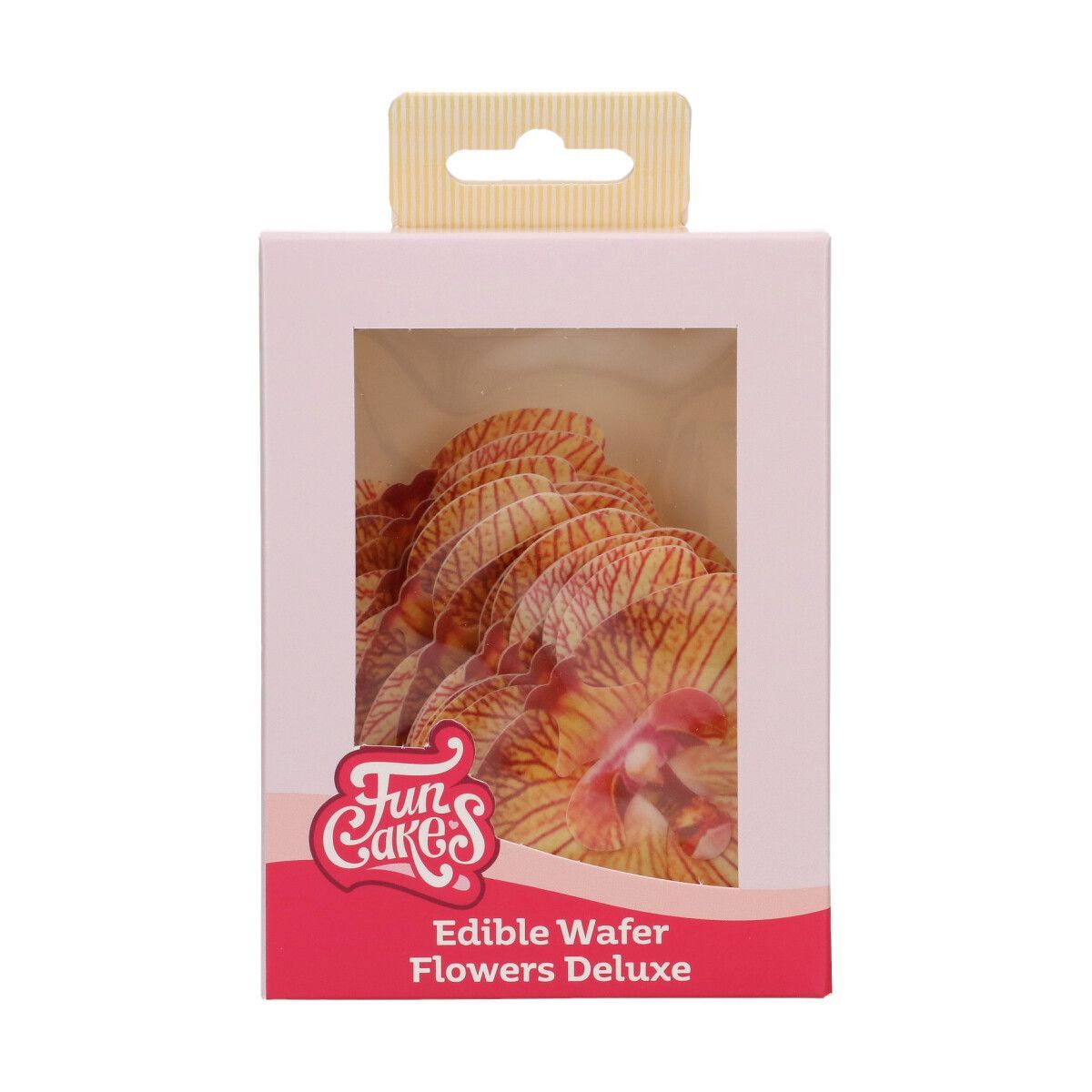 FunCakes Eetbare Papieren Bloemen Deluxe Orchidee Goudbruin Medium pk/10