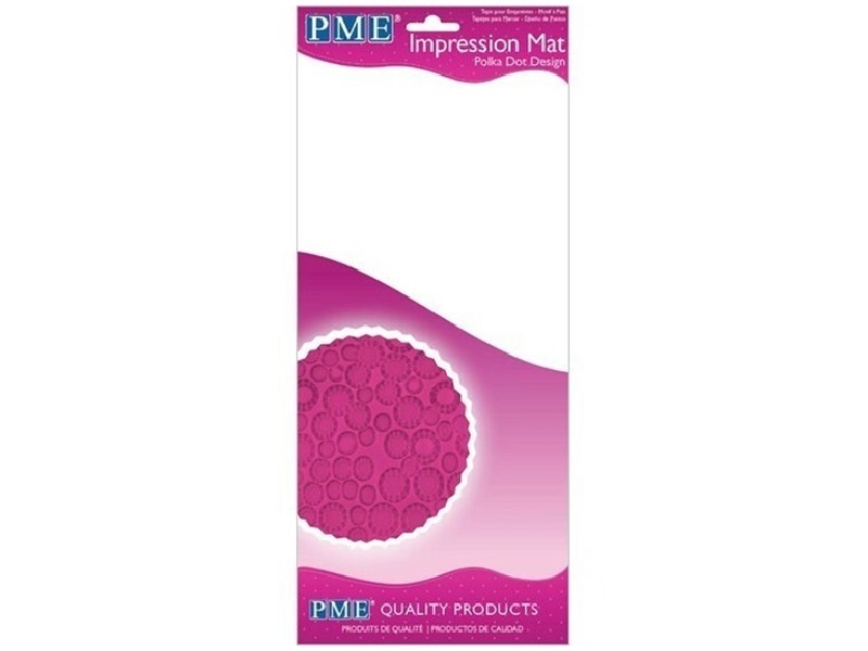 PME Impression Mat Polka Dot Design