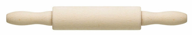 KitchenCraft Mini Deegroller – Beukenhout – 23 cm