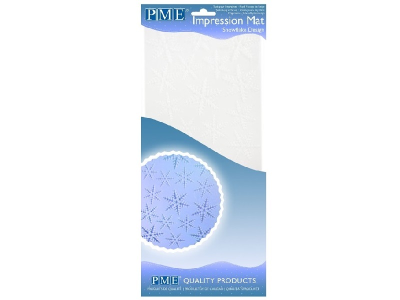 PME Impression Mat Snowflake Design**