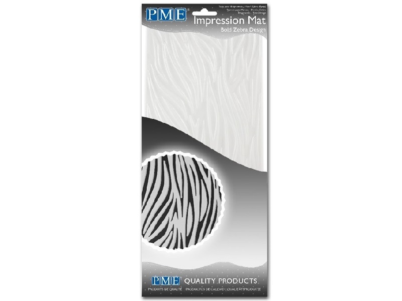 PME Impression Mat Zebra Design