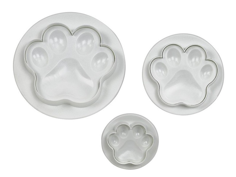 PME Plunger Cutter Hondenpoot set/3