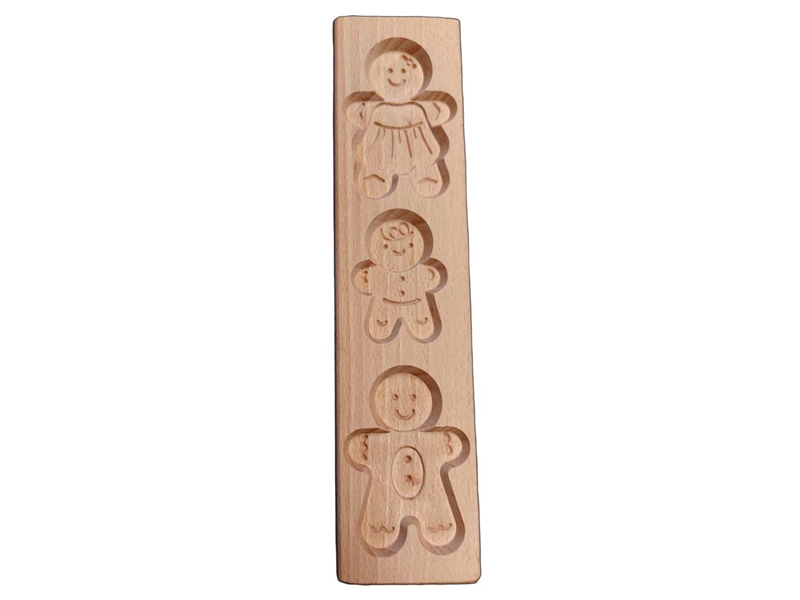 Speculaasplank Gingerbread (Familie) (3x) 8x6cm