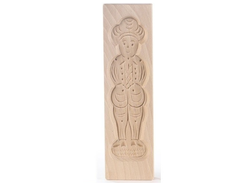 Speculaasplank Medium pop man 20.5x5.5 cm
