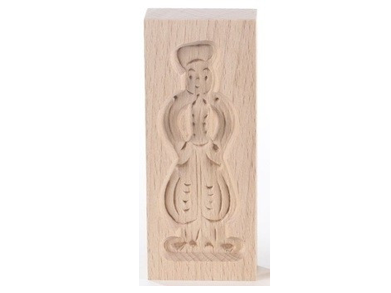 Speculaasplank Mini pop man 8.5x3.5 cm