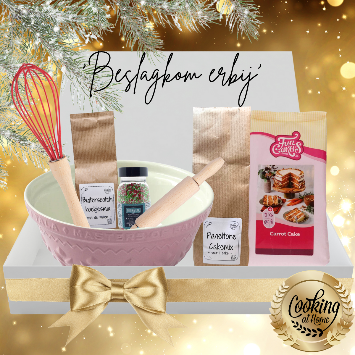 Kerstpakket 'Beslagkom erbij'