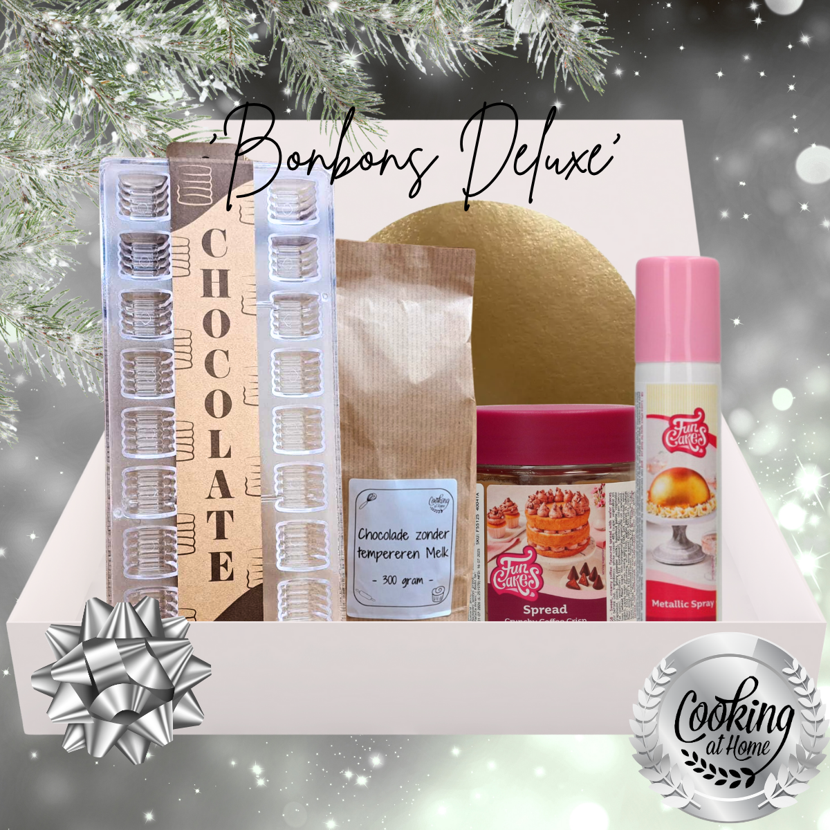 Kerstpakket 'Bonbons met vulling Deluxe'
