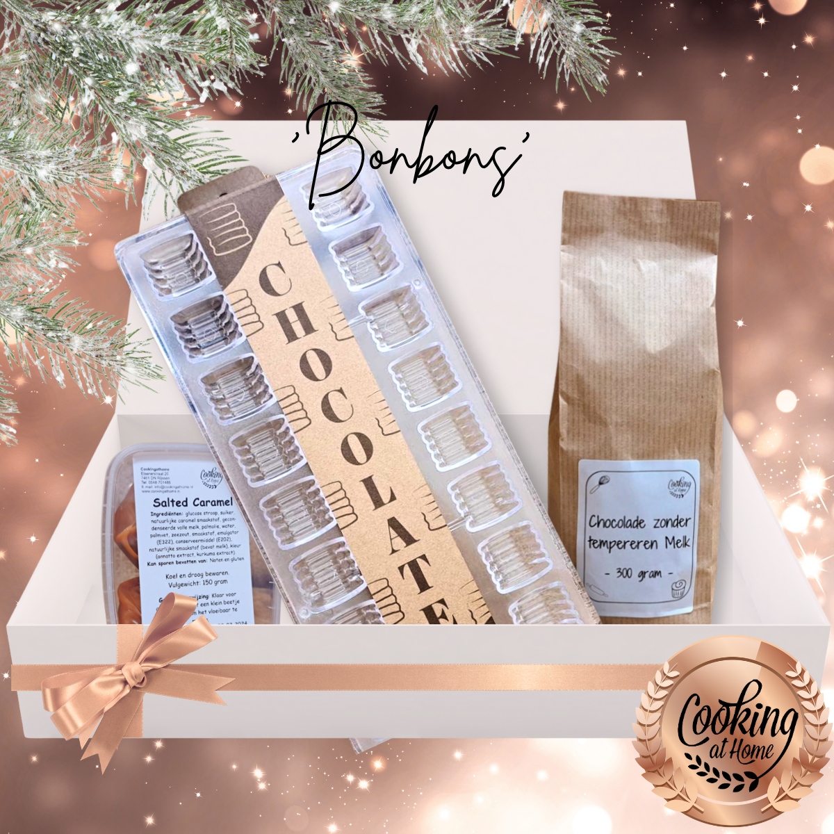 Kerstpakket 'Bonbons met vulling'