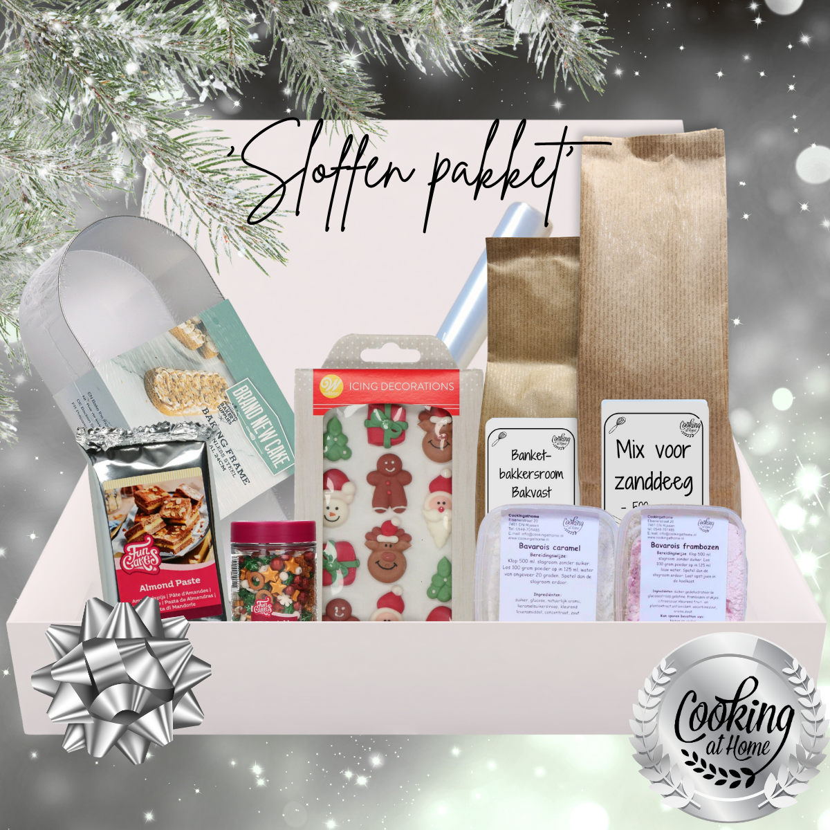 Kerstpakket_Sloffen_pakket_-_zilver Kerstpakket 'Sloffen pakket'