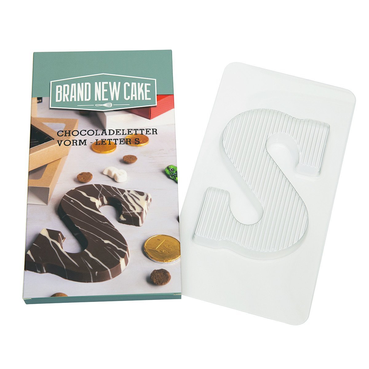 BrandNewCake Chocoladeletter Vorm 150g Letter S