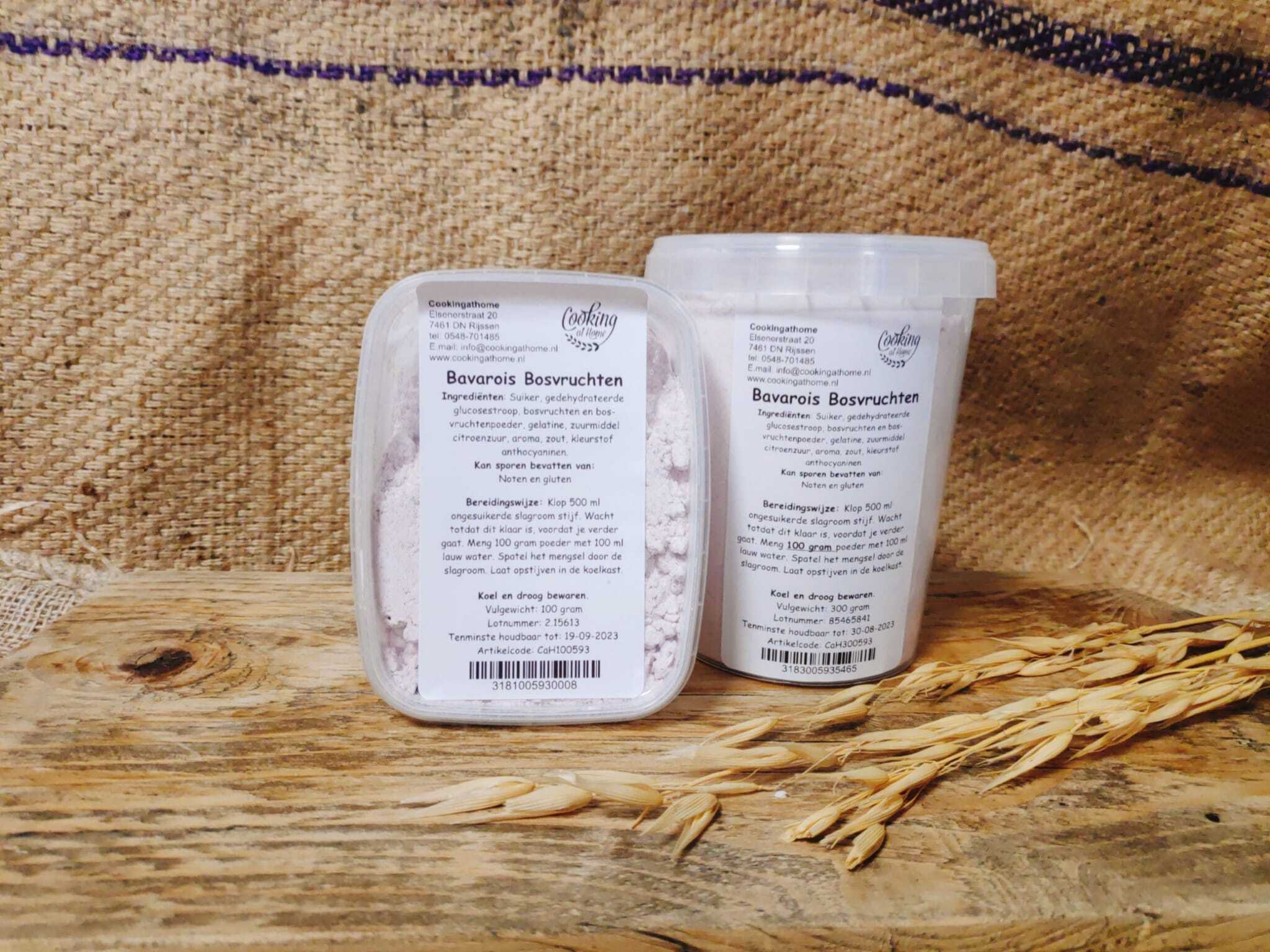 Bavarois bosvruchten 300 gram