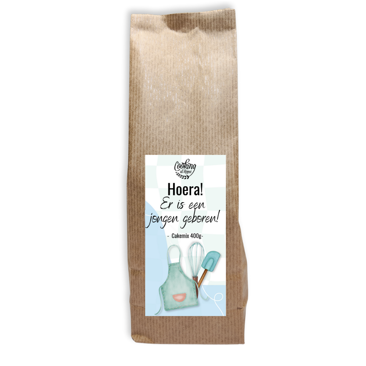 Cadeaucake 'Hoera er is een jongen geboren!'