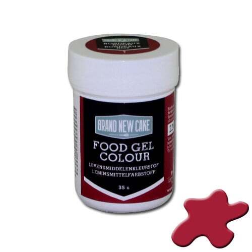BrandNewCake Kleurstof Gel Bordeaux Rood 35gr