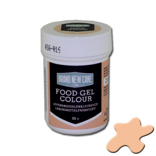 BrandNewCake Kleurstof Gel Perzik 35gr