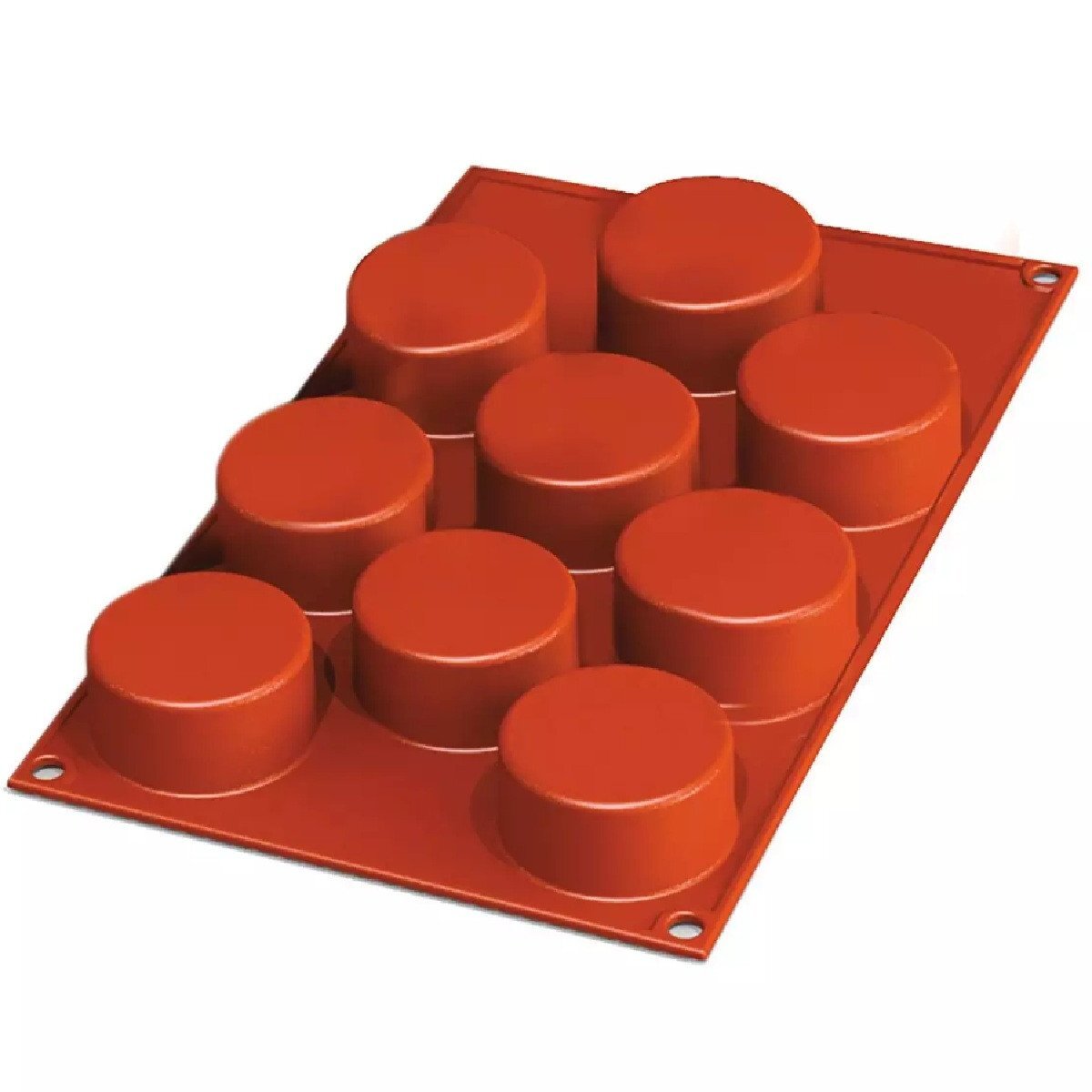 Silikomart Siliconen Bakvorm Cilinder (9x) Ø5x2,7cm