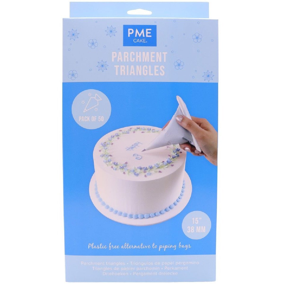 PME Cornetje Papier (Perkament Driehoeken) 50st