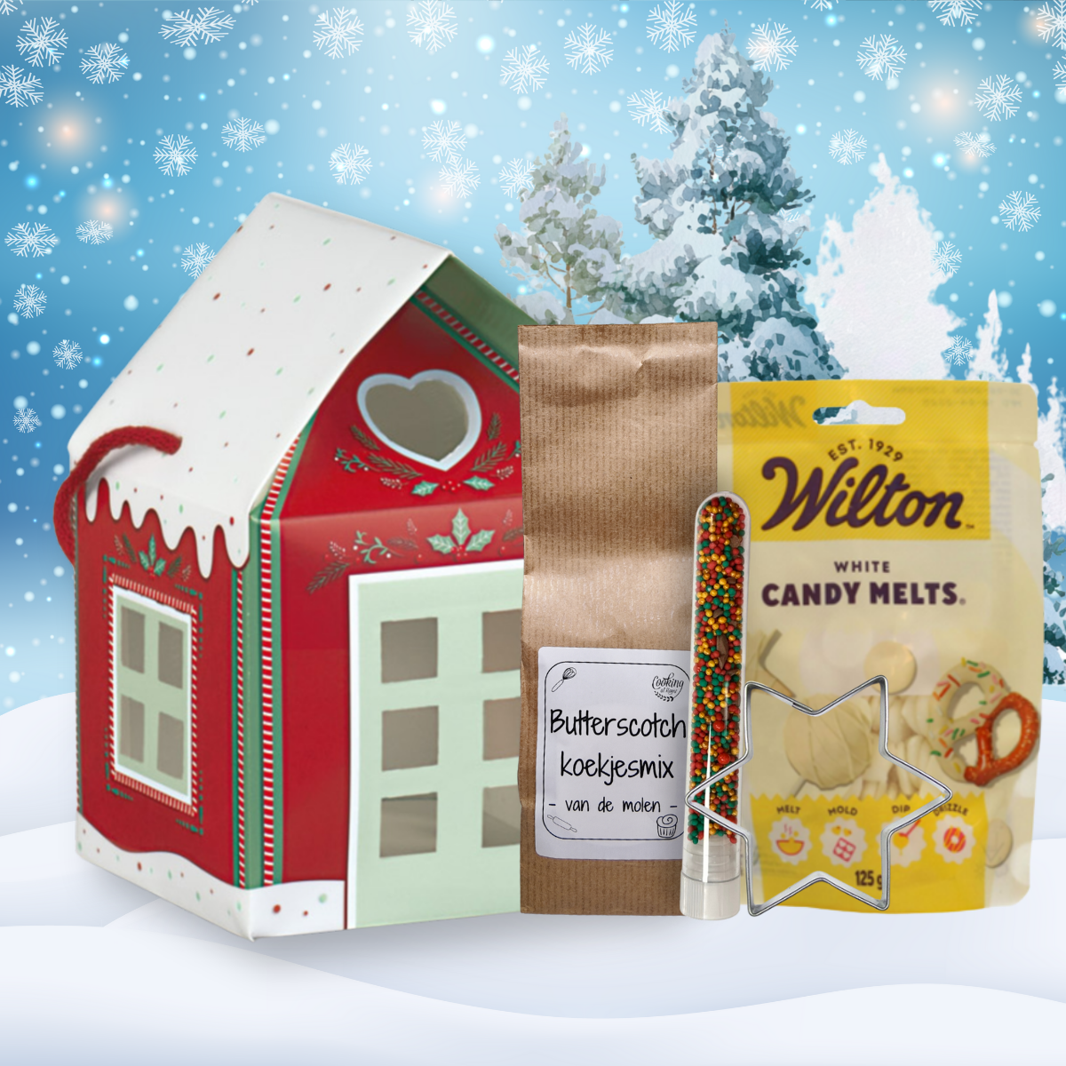 Kersthuis 'Butterscotch Cookies'