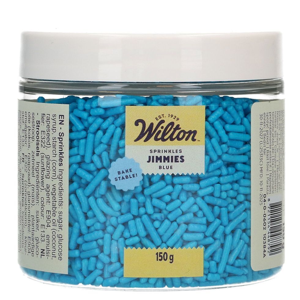 10000_04-0-0602_1 Wilton Bakvaste Jimmies Blauw 150g