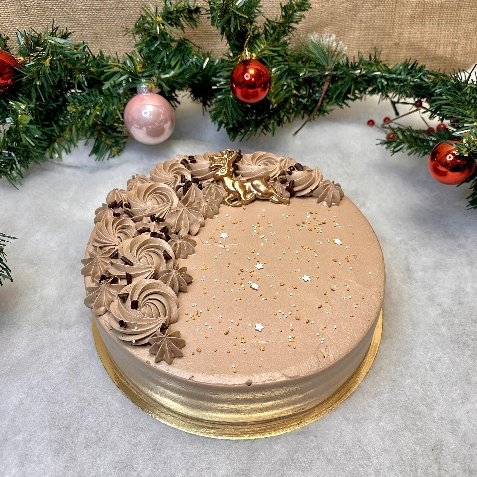 Bakpakket 'Chocolade Kersttaart 2025'