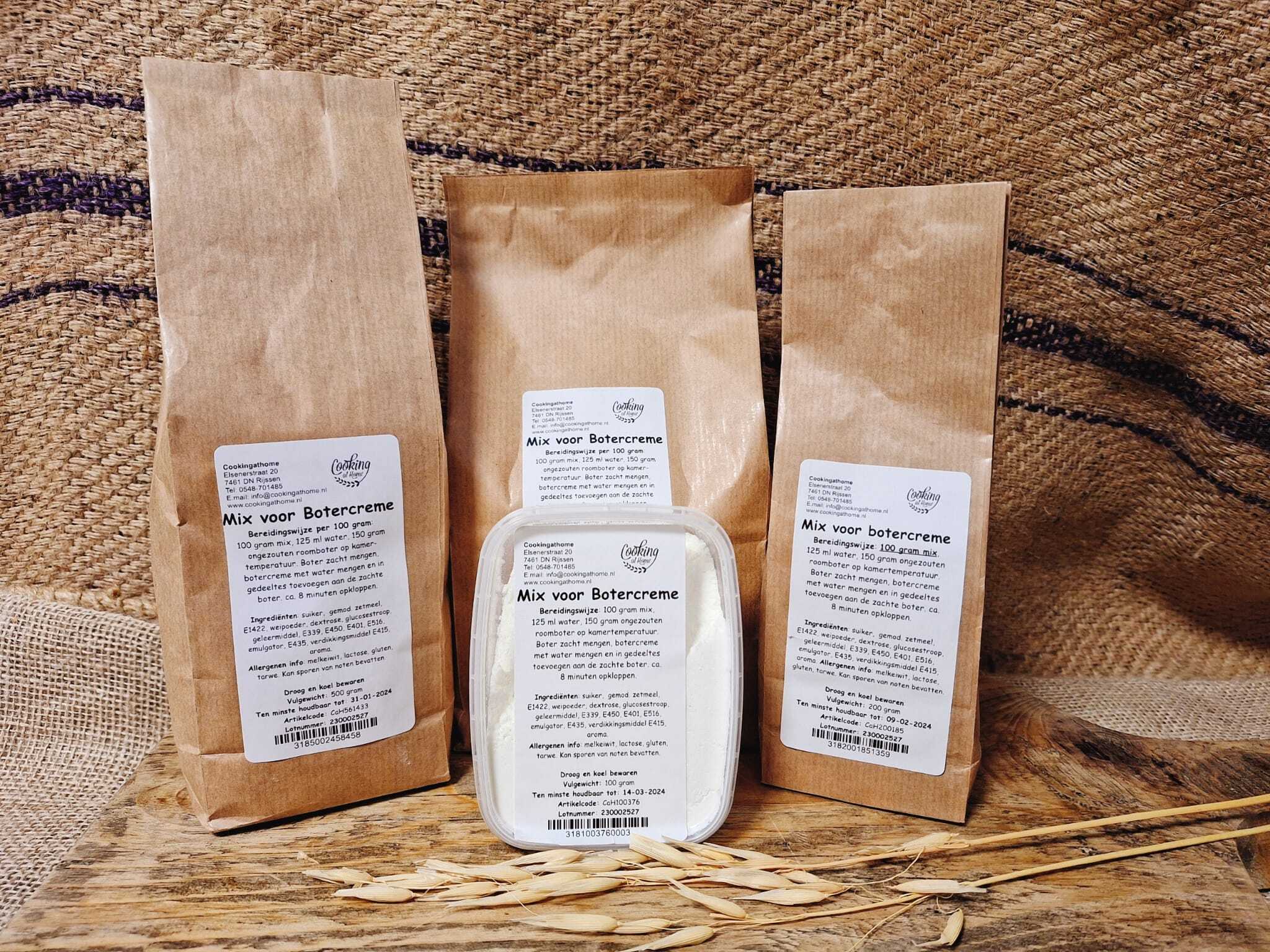 Mix voor botercreme 5 kilo