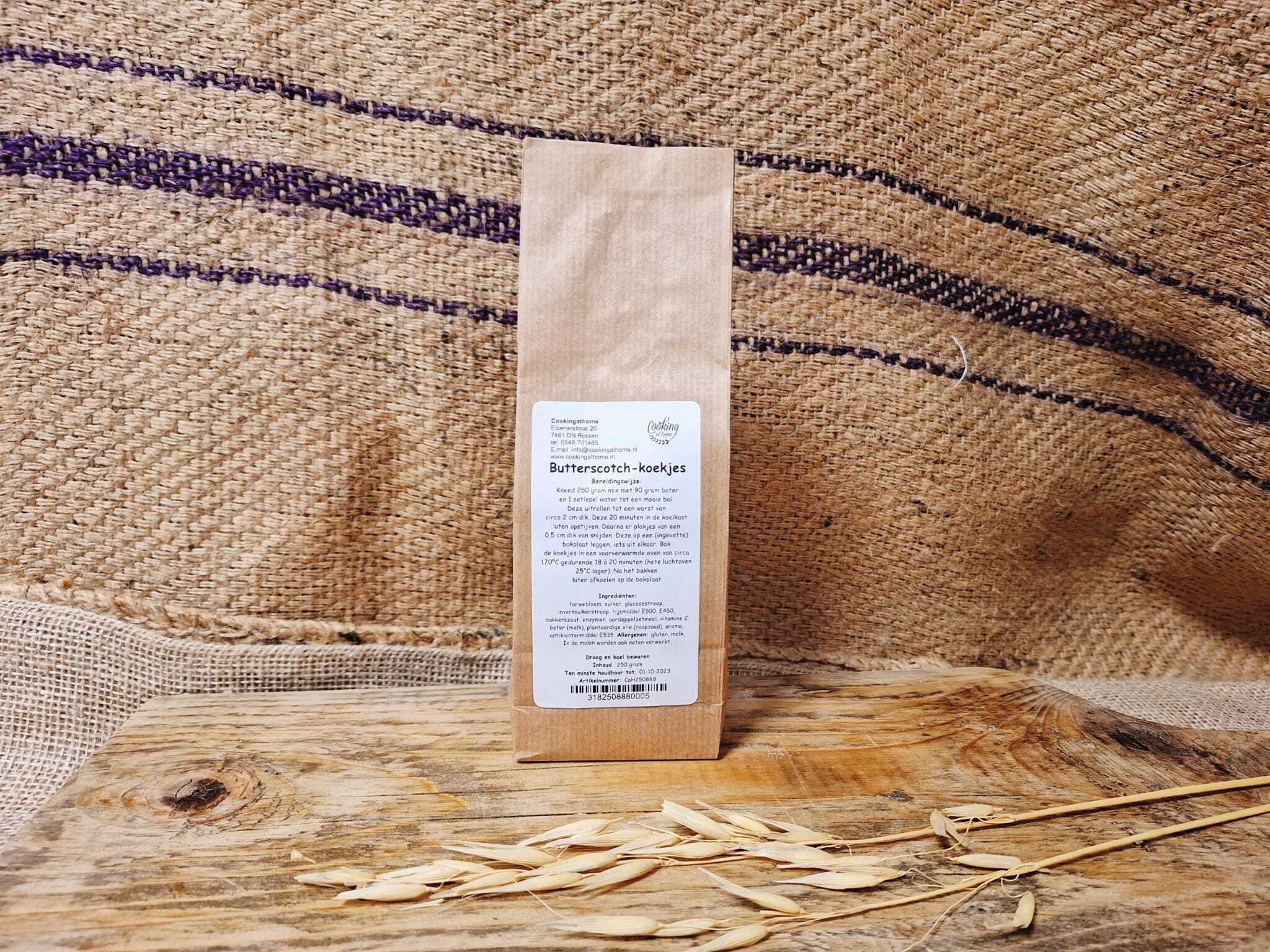 Butterscotch koekjesmix