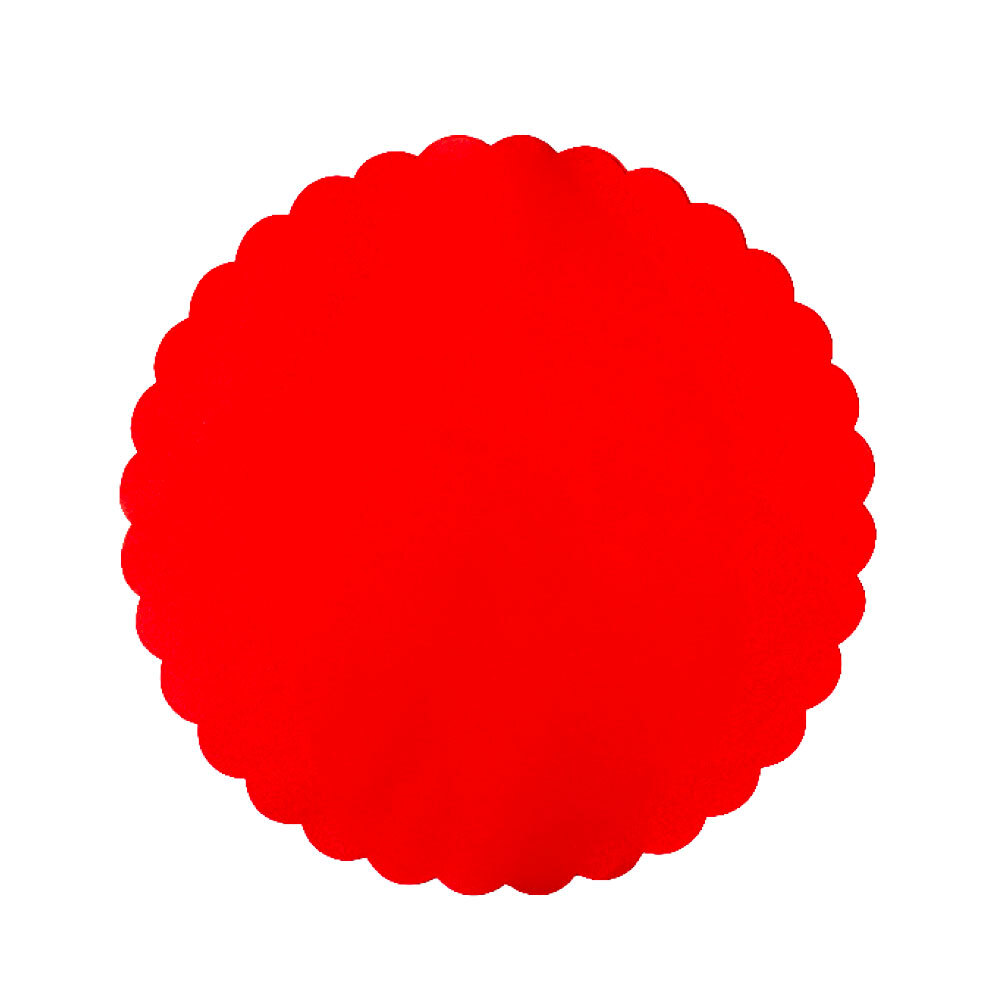Taartrand Papier 30cm Rood 10 stuks