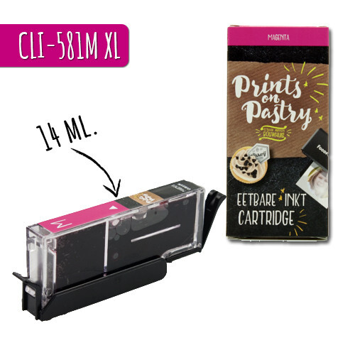 Eetbare Inkt Cartridge Rood XL (CLI-581M)