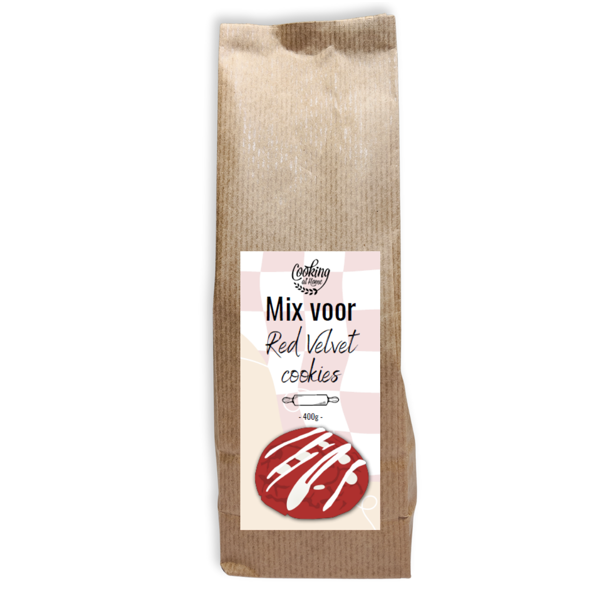 Red Velvet Cookiemix 400 gram