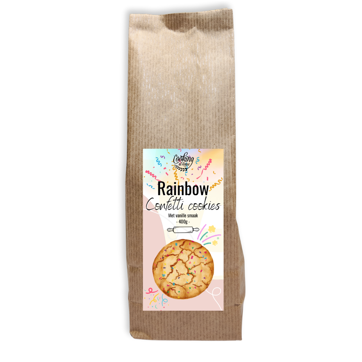 Rainbow Confetti cookies 400g