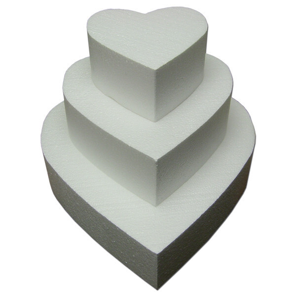 81146_4_3124 Taart Dummy Hart 5 cm - Ø 50 cm