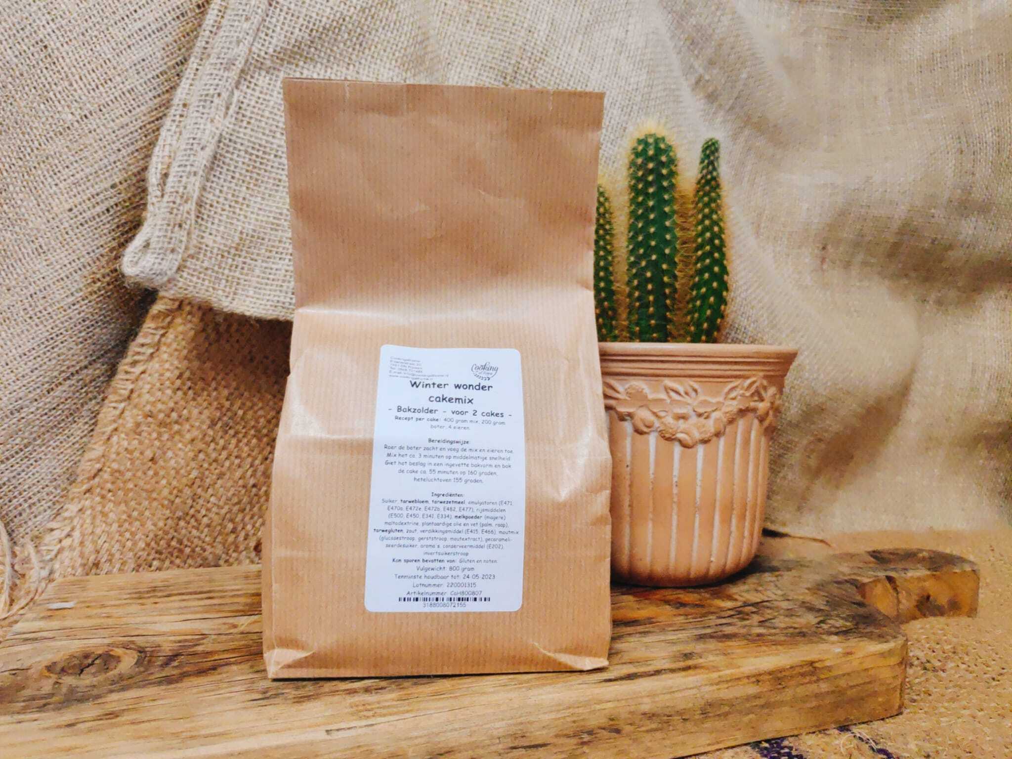 Winter Wonder cakemix 800 gram (CaH)