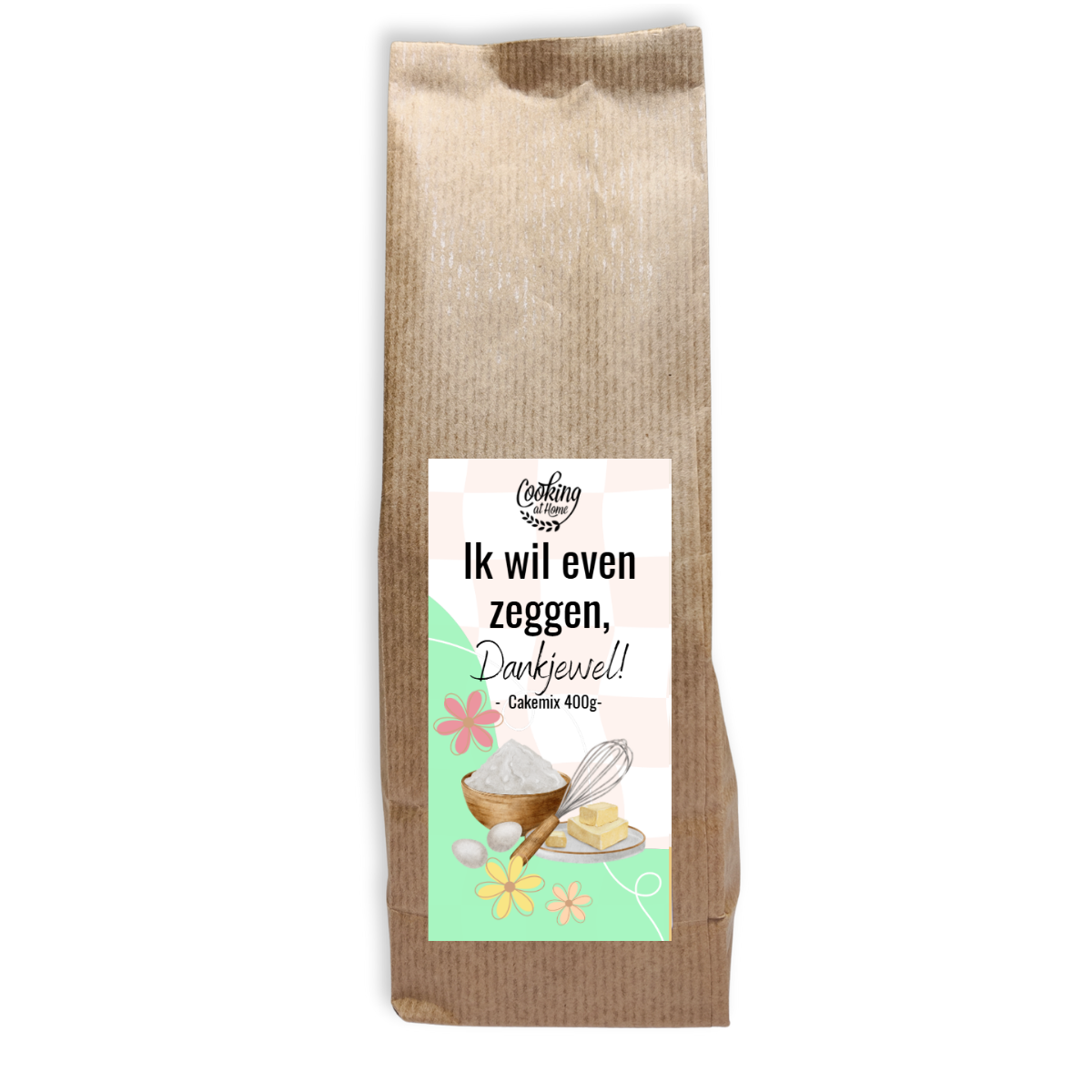 Cadeaucake 'Ik wil even zeggen, dankjewel!