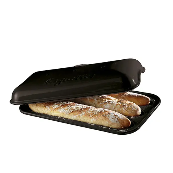 Emile Henry Baguettesvorm - 390x240mm - Fusain