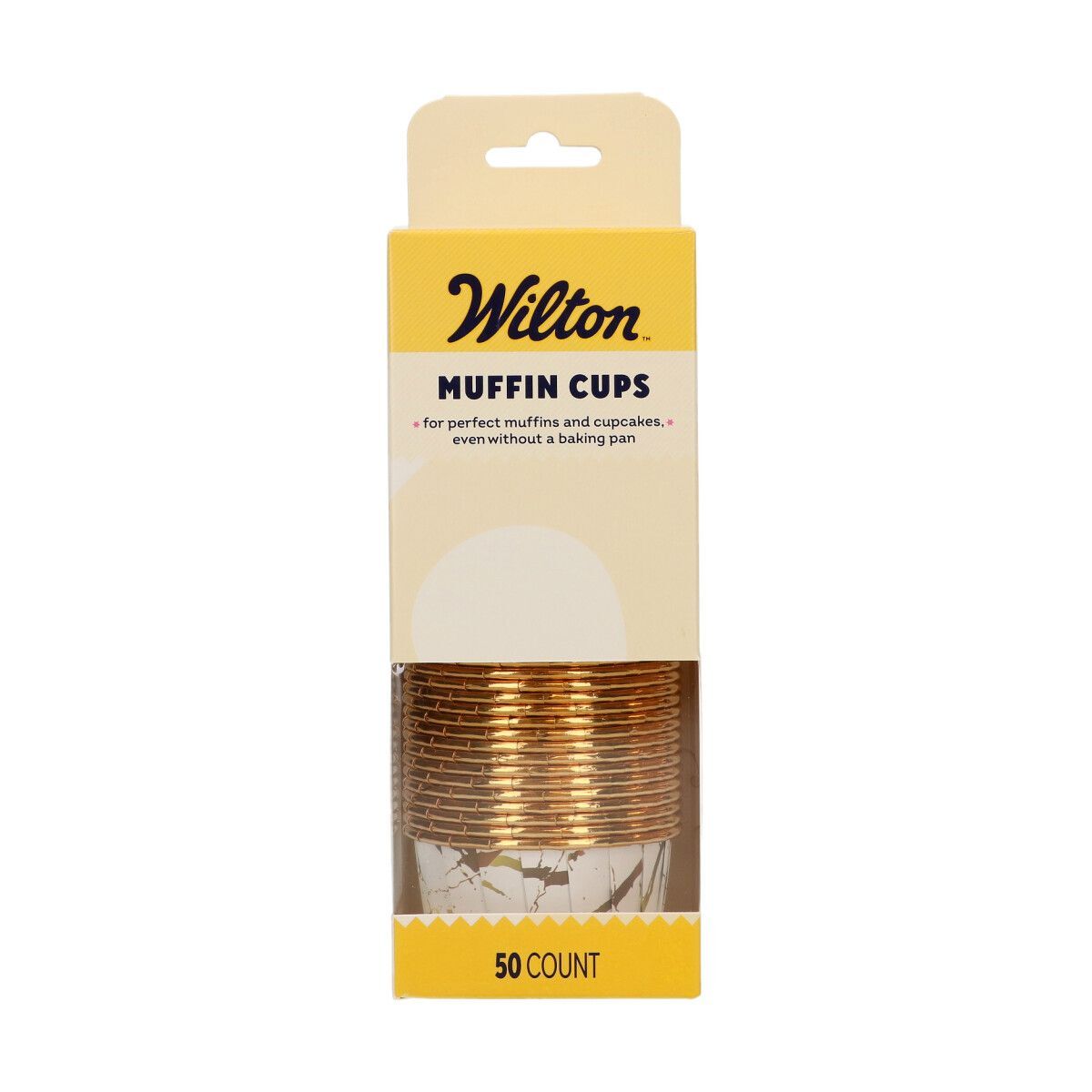 Cupcake / Muffin Cups Marmer Wit 50 stuks - Wilton