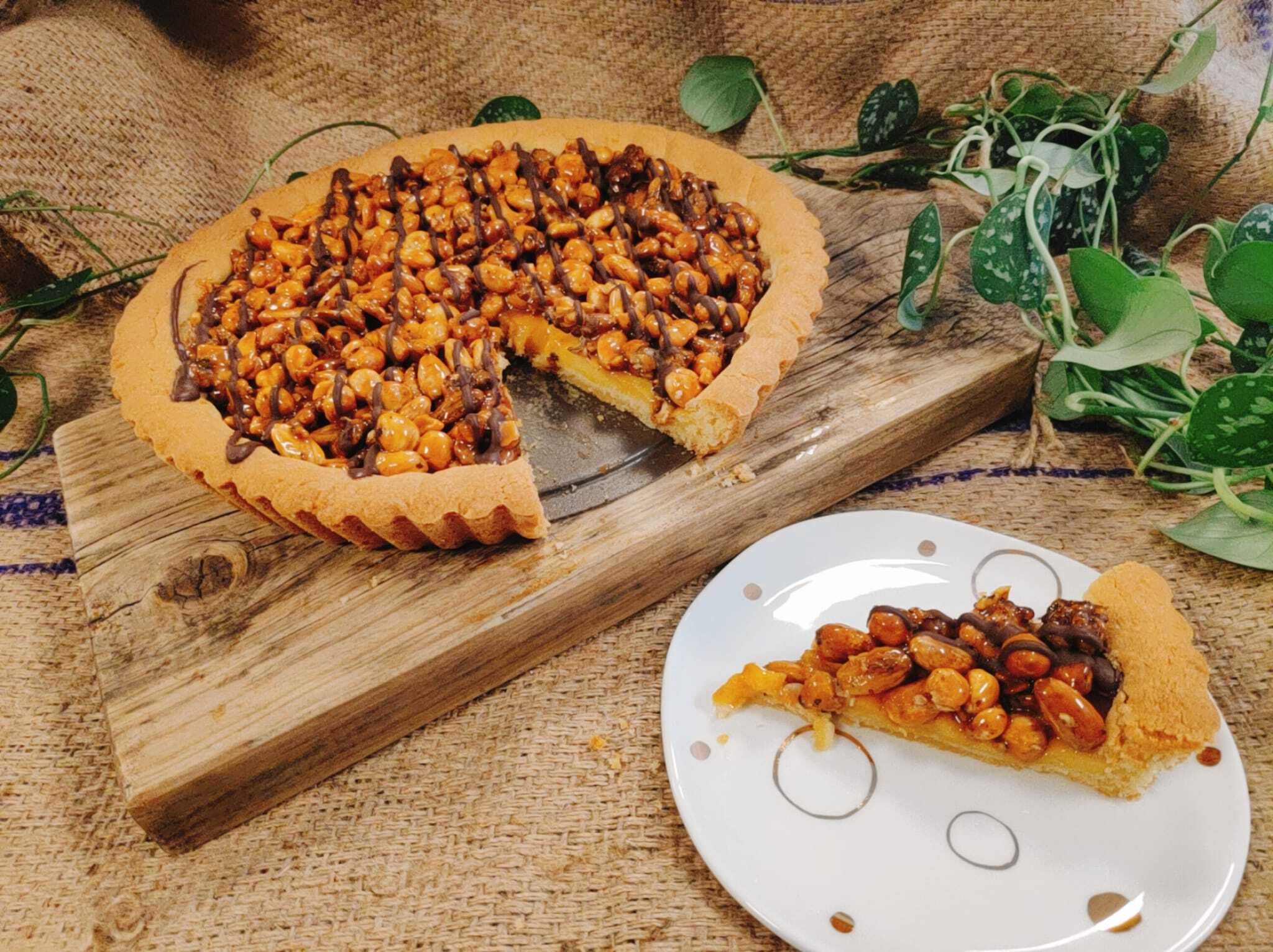 Bakpakket Noten-Caramel Taart