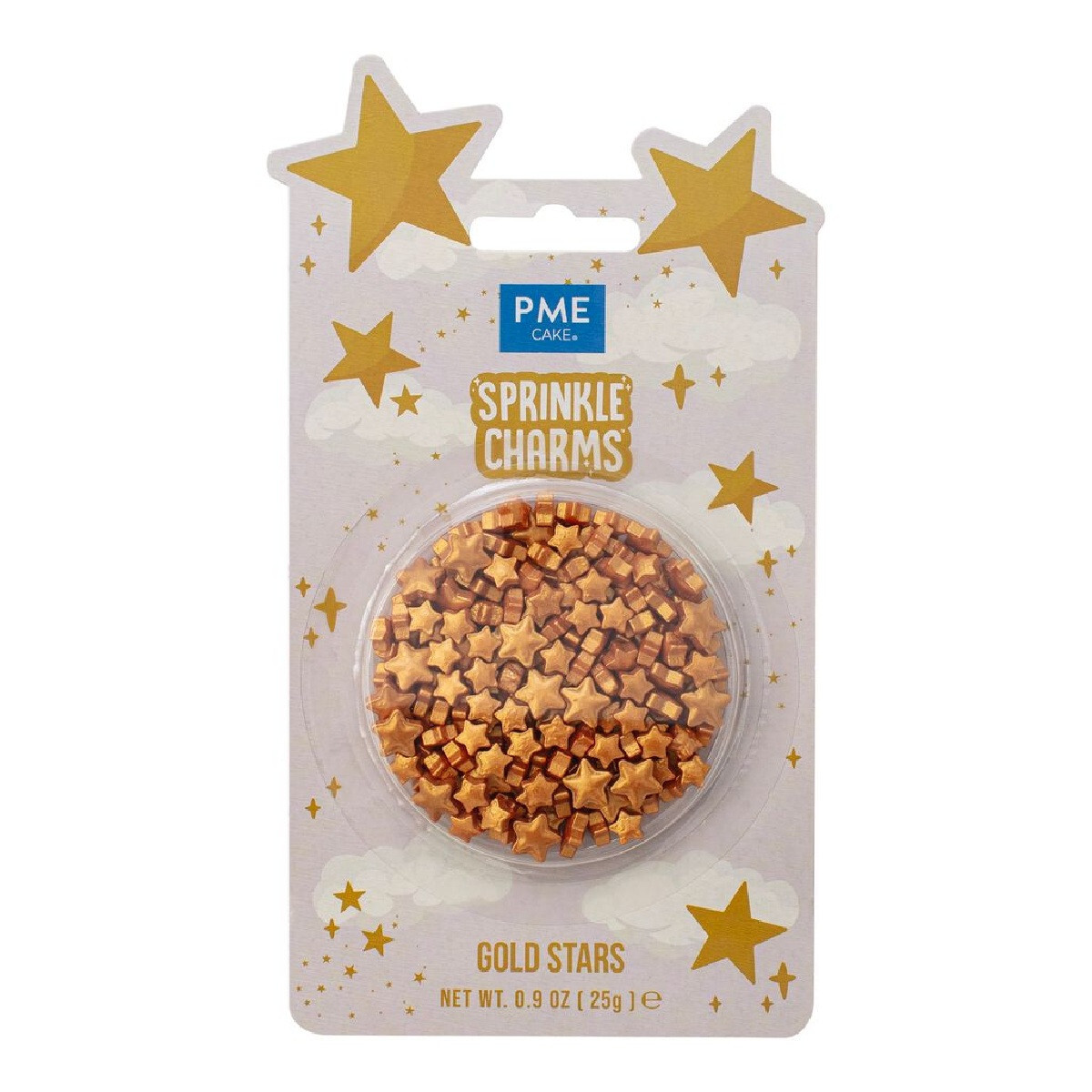 PME Sprinkle Charms Sterren Goud 25g