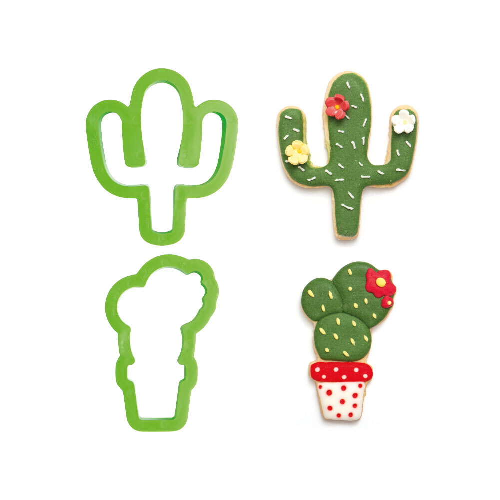 Decora Koekjes uitstekers Cactus 2st.**