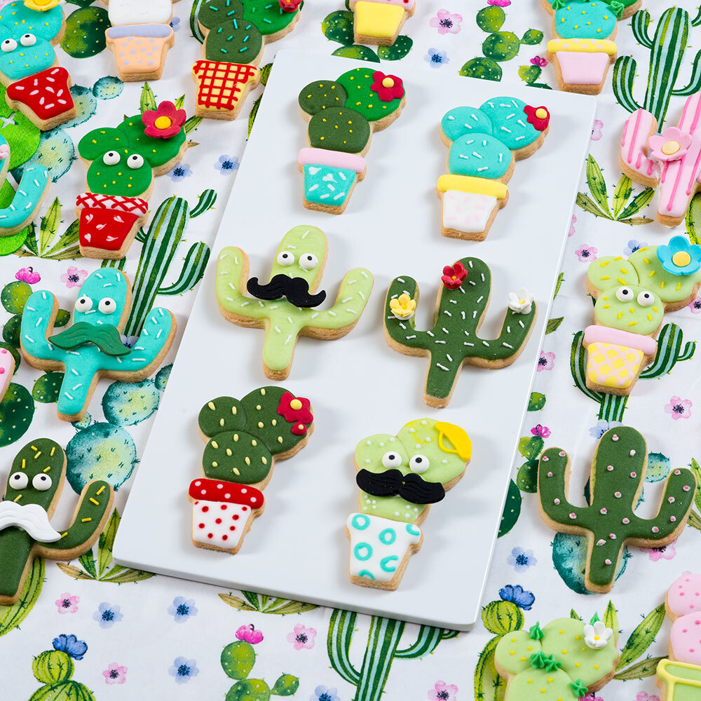 Decora Koekjes uitstekers Cactus 2st.**