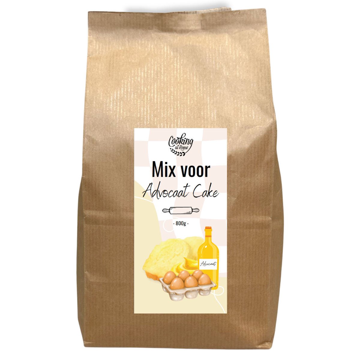 Advocaat cakemix 800 gram (CaH)