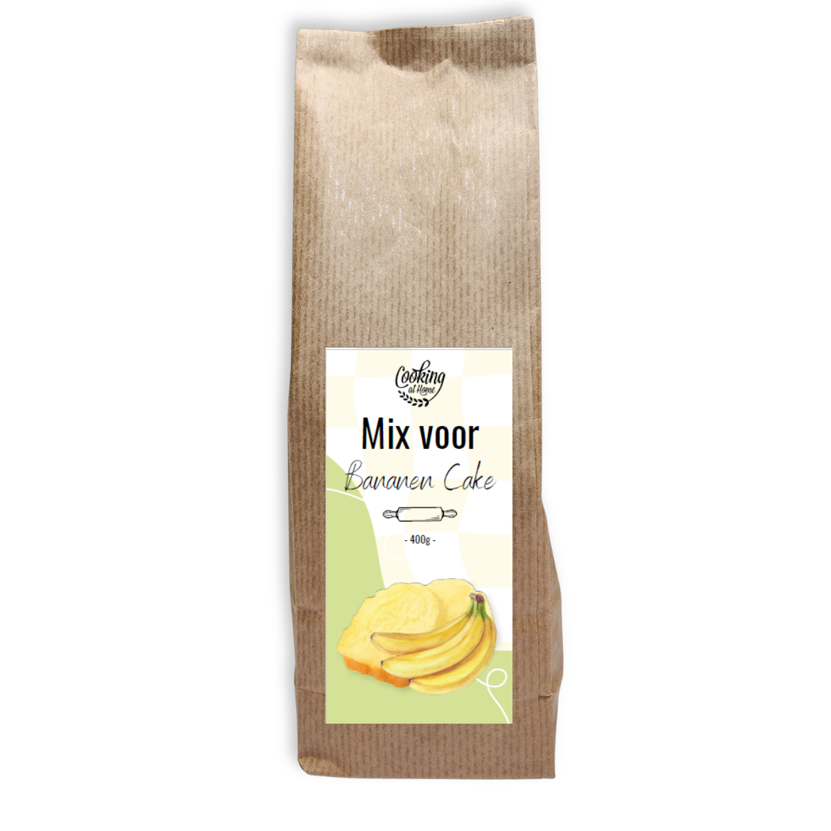 Bananen cakemix 400 gram (CaH)