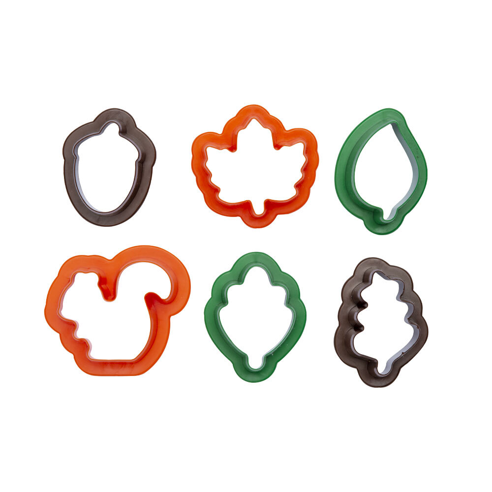 Decora Koekjes uitsteker Mini Herfstbladeren set/6**