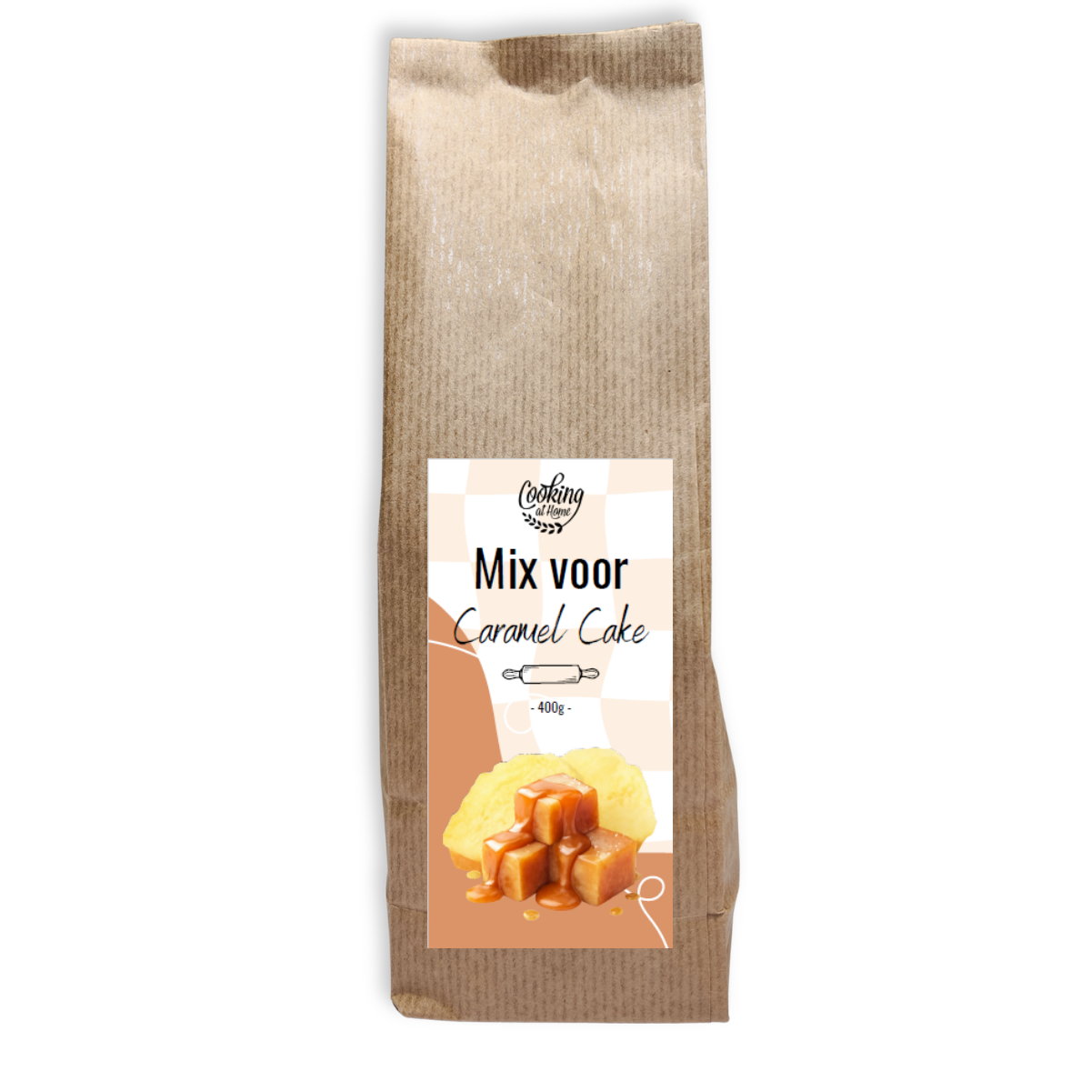 Caramel cakemix 400 gram (CaH)
