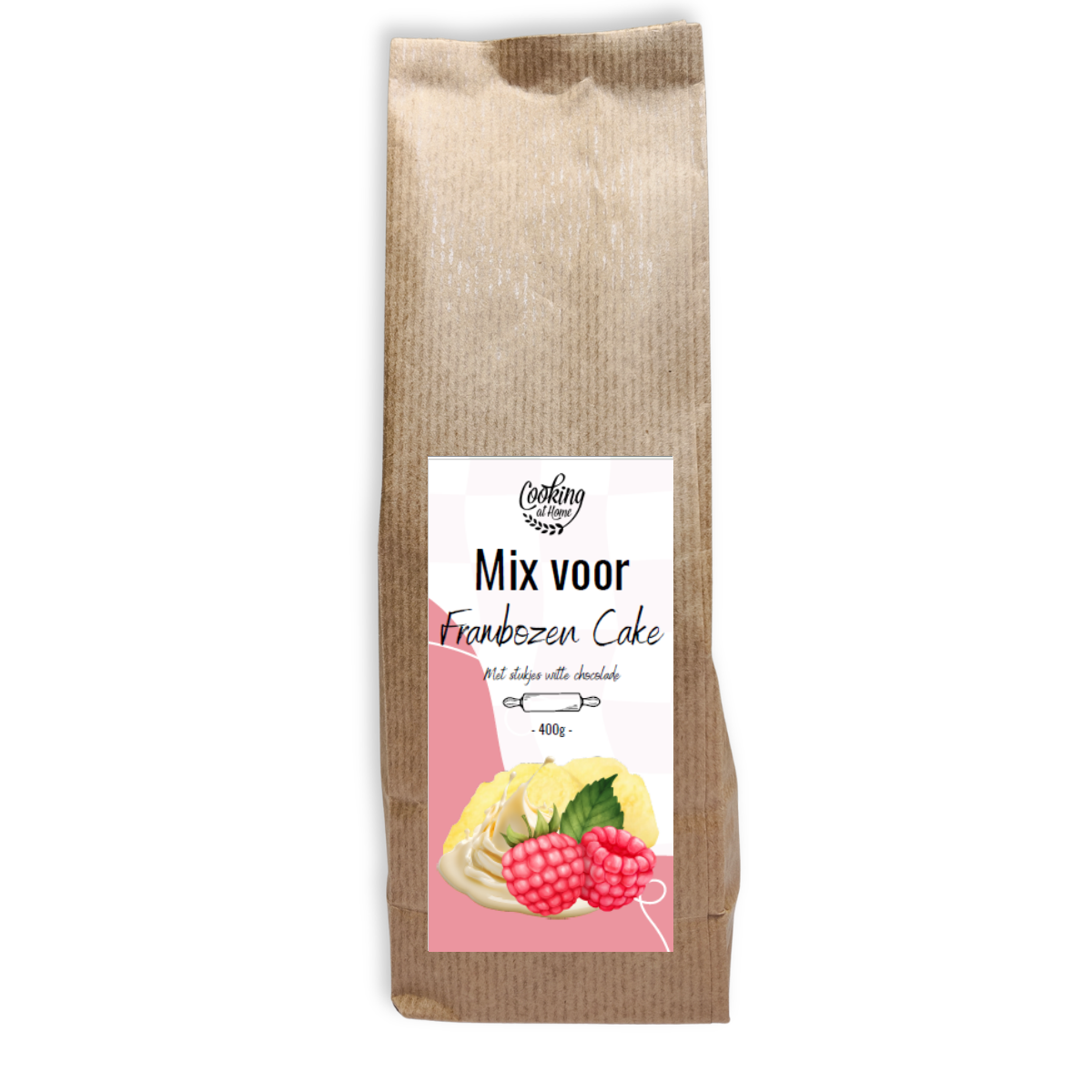 Frambozen cakemix 400 gram (CaH)